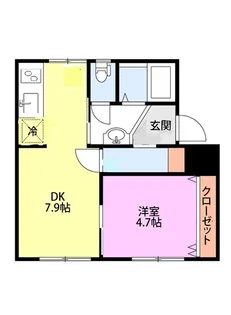 ファーストクラス桜【2階】の間取り