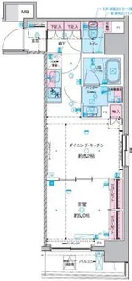 GENOVIA 東神田 green veil【7階】の間取り