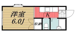 シャインウエスト A【1階】の間取り