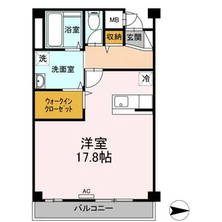 バンガーデン【3階】の間取り