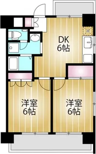 サンハイツ千葉【4階】の間取り