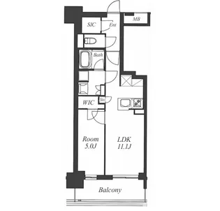 オープンレジデンシア栄【3階】の間取り