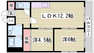 T-BLD神屋町【2階】の間取り