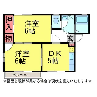 シティハウス【2階】の間取り