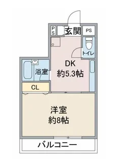 ディアコート【2階】の間取り