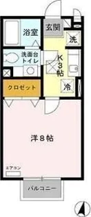 ドリームハイム【1階】の間取り