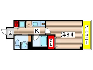ウィルテラス千葉中央【6階】の間取り