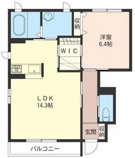 メルベーユ【1階】の間取り