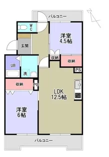 第5松本マンション【4階】の間取り