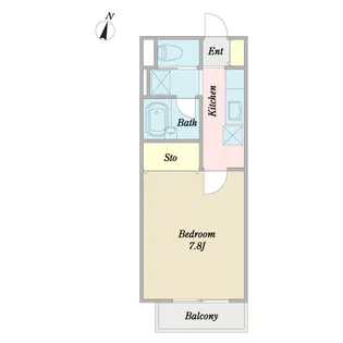 セレッソ志木【2階】の間取り