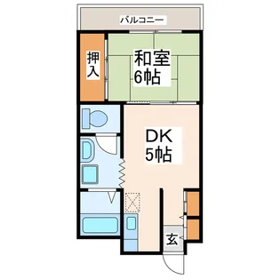 寿尚ハイツ【3階】の間取り