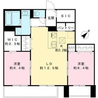 MAISON DE MARINE【1階】の間取り