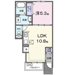 casaかしば【1階】の間取り
