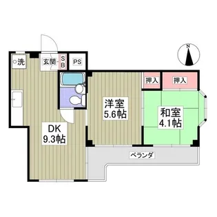 リアルスクエア水城公園【3階】の間取り