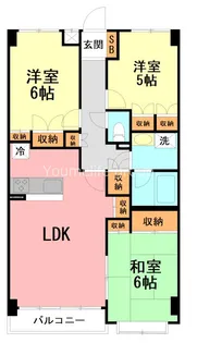 厚木・コアラマンション【3階】の間取り