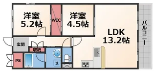 シティコーポ長田【4階】の間取り