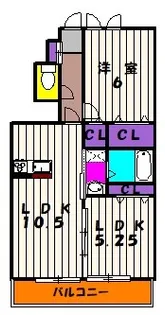 Casa Okura【2階】の間取り