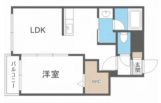 ヴォヤージュ豊平【3階】の間取り