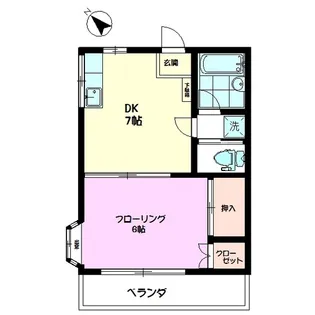セイザンレイ【2階】の間取り
