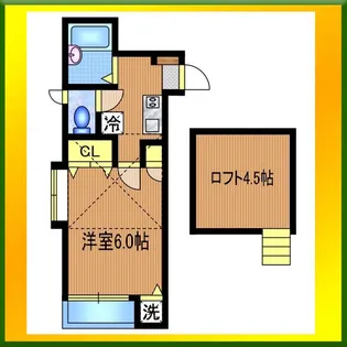コゥジーコート田無【2階】の間取り