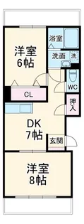 メゾンサーブル【4階】の間取り