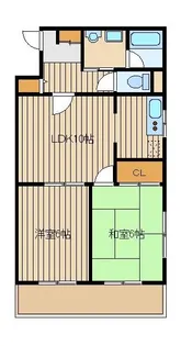 ガーディナーハウス【1階】の間取り