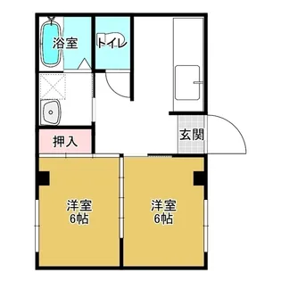 ハイツ園【1階】の間取り