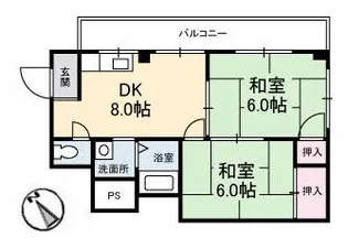 塩村ビル【4階】の間取り
