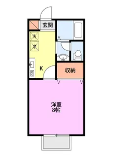 サンパティオあさひ【1階】の間取り