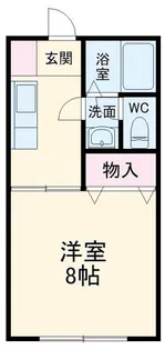コーポ小原【1階】の間取り