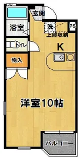 ヴィラエスポワール古来【3階】の間取り