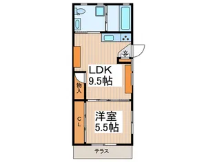 ざ・ぴあ【1階】の間取り
