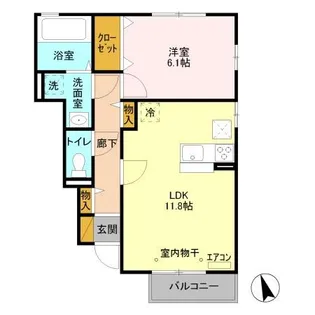 Ambicion B【1階】の間取り