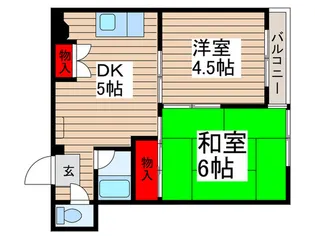 カーサフクイ【2階】の間取り