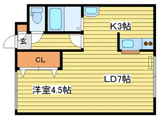 ロマリンダ【4階】の間取り