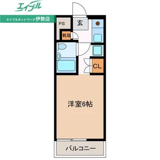 常磐レジデンス【2階】の間取り