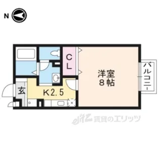 RIOAONO1号館【2階】の間取り