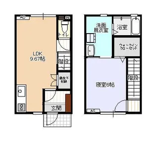 ビオラ上赤江B棟【2階】の間取り