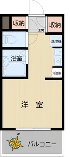 ドミールタカツ【2階】の間取り