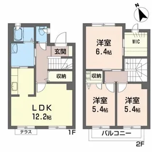 ファミール城西Cの間取り