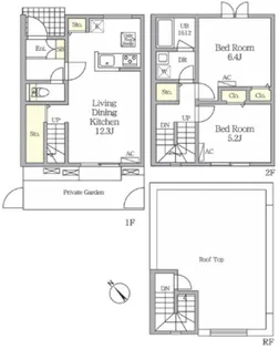 Premium Court宮前【1階】の間取り