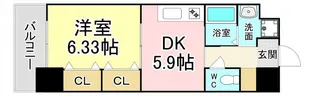 グランドツイン黒崎B棟【14階】の間取り