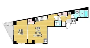 The House minowa【5階】の間取り