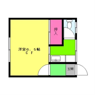 菅沢アパート【2階】の間取り
