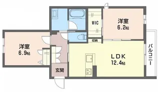 グランメゾン小野【2階】の間取り