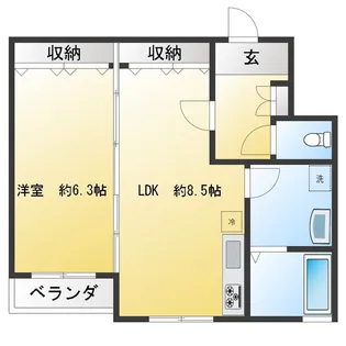 ▲ティーエス代沢【2階】の間取り