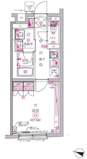 ベルシードステアー西大井【2階】の間取り