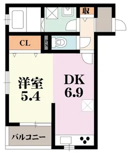OrientCity戎之町東【1階】の間取り