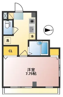 フロンティア【3階】の間取り