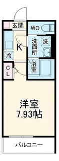 GRADUS京成稲毛II【3階】の間取り